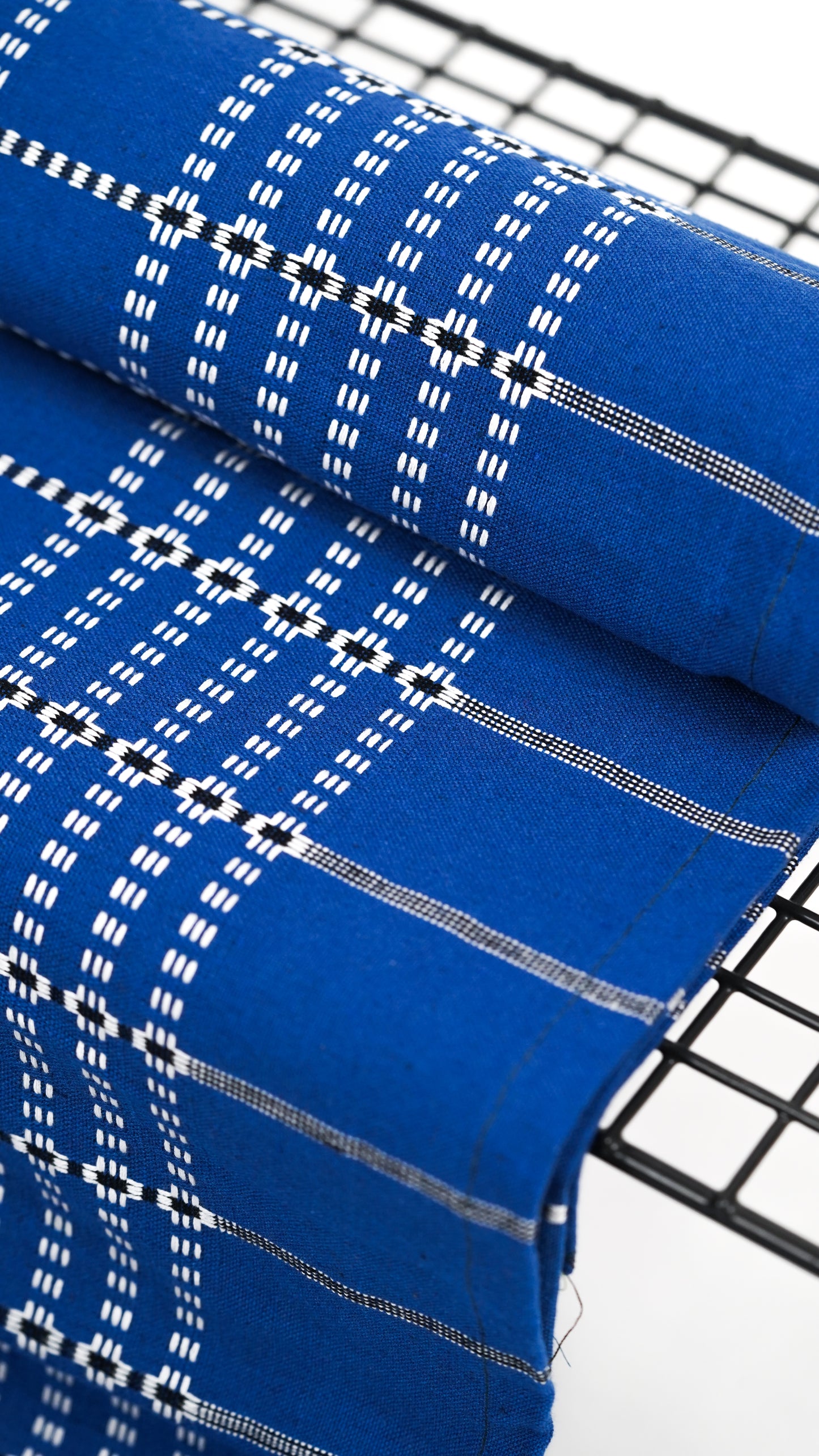 Button Star Chennimalai Bedsheet - Blue