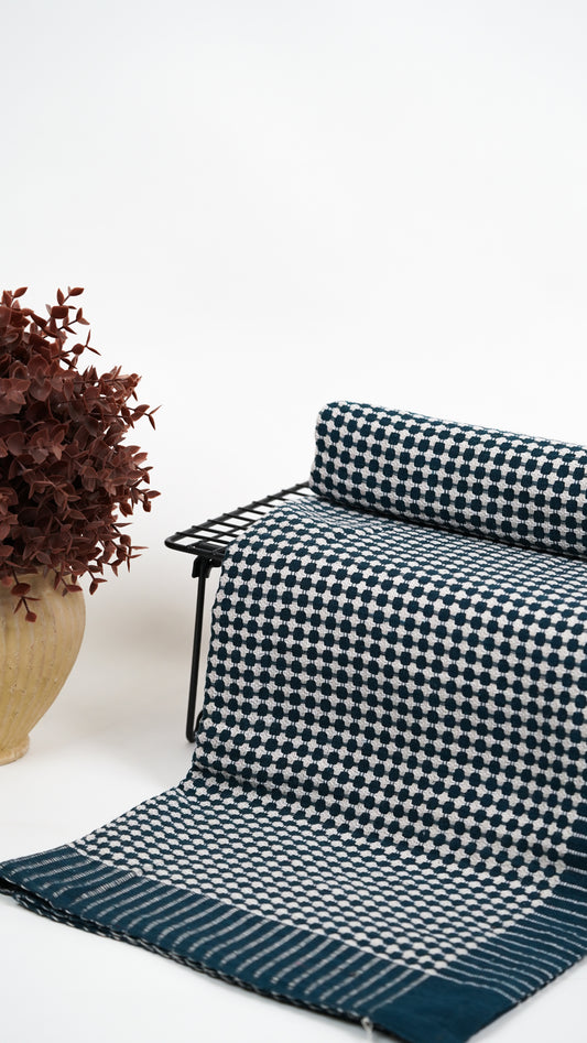 Nayapaisa Chennimalai Bed Sheet - Teal