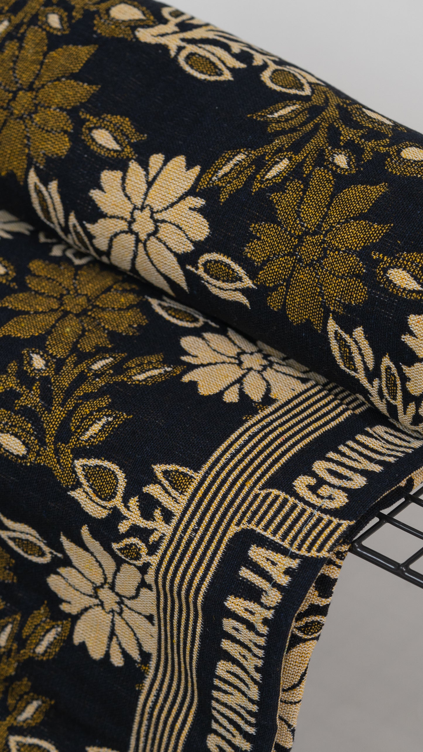 G. Raja Chennimalai Bed Sheet - Forest Gold