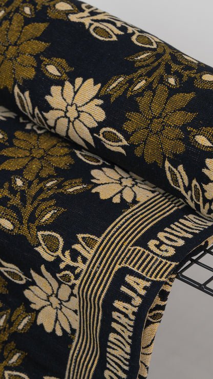 G. Raja Chennimalai Bed Sheet - Forest Gold