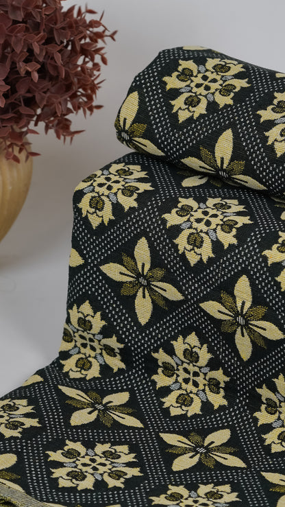 G. Raja Chennimalai Bed Sheet - Green flower