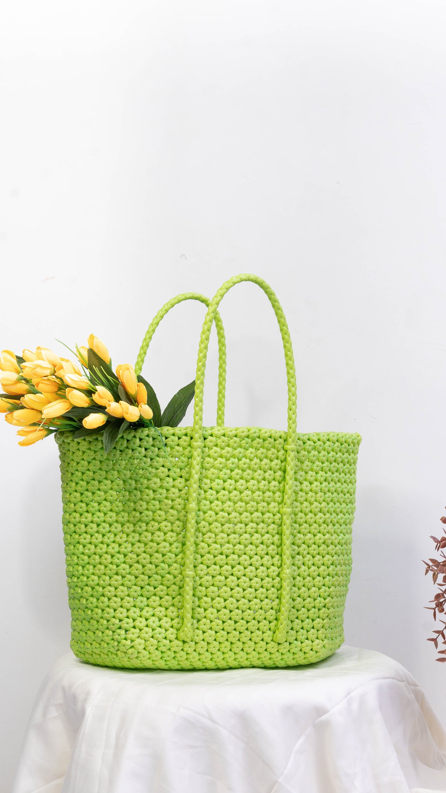 Green Amla Knot Basket
