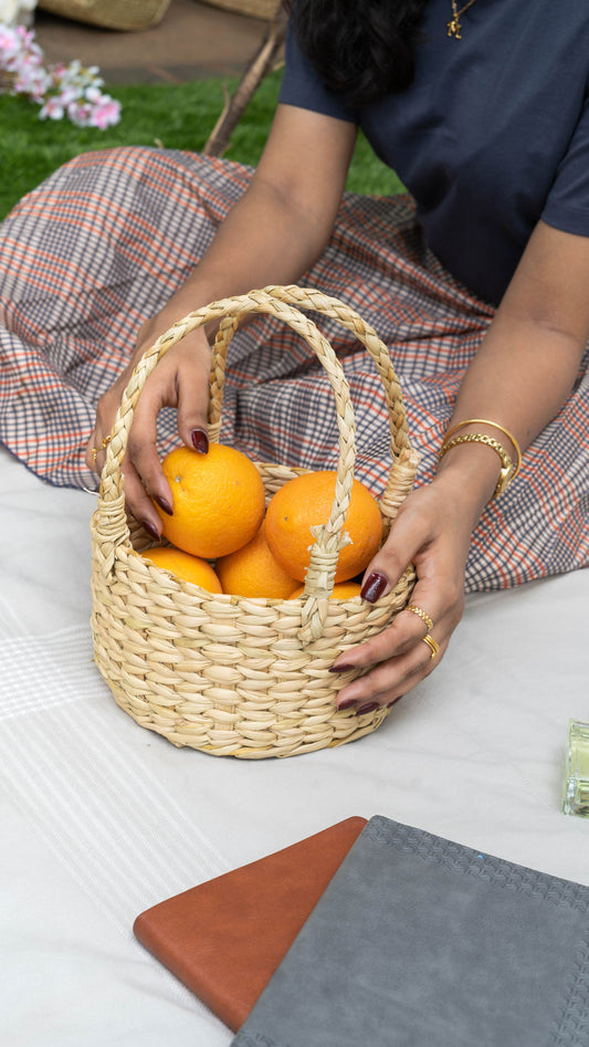 Gift Hamper Basket Round