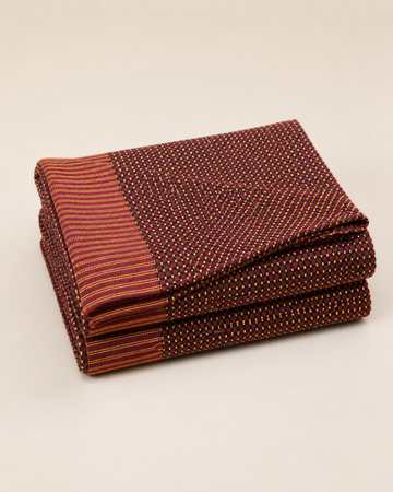 Viking Chennimalai Bedsheet - Brown — Folded catalogue view