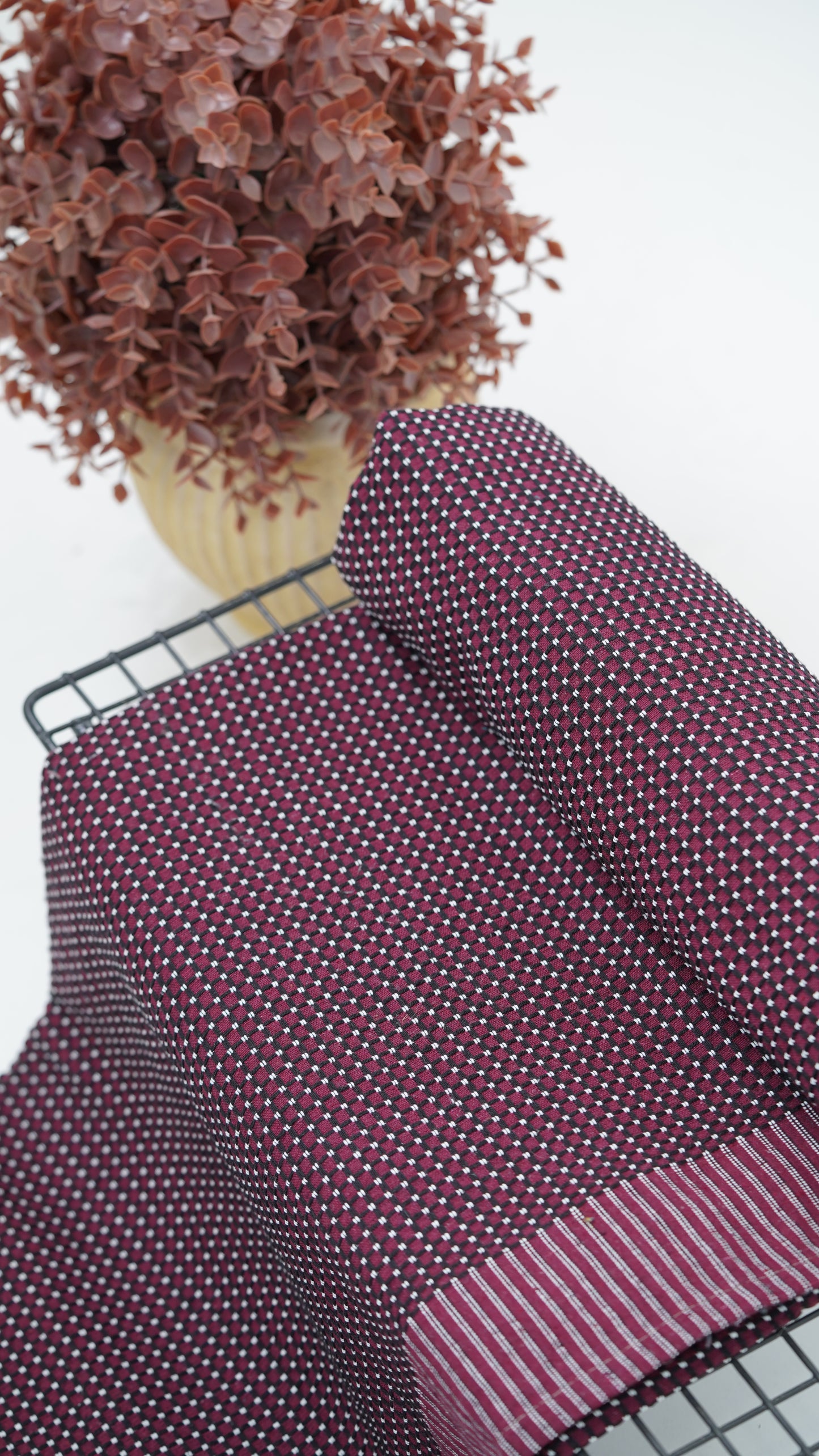 Viking Chennimalai Bedsheet - maroon