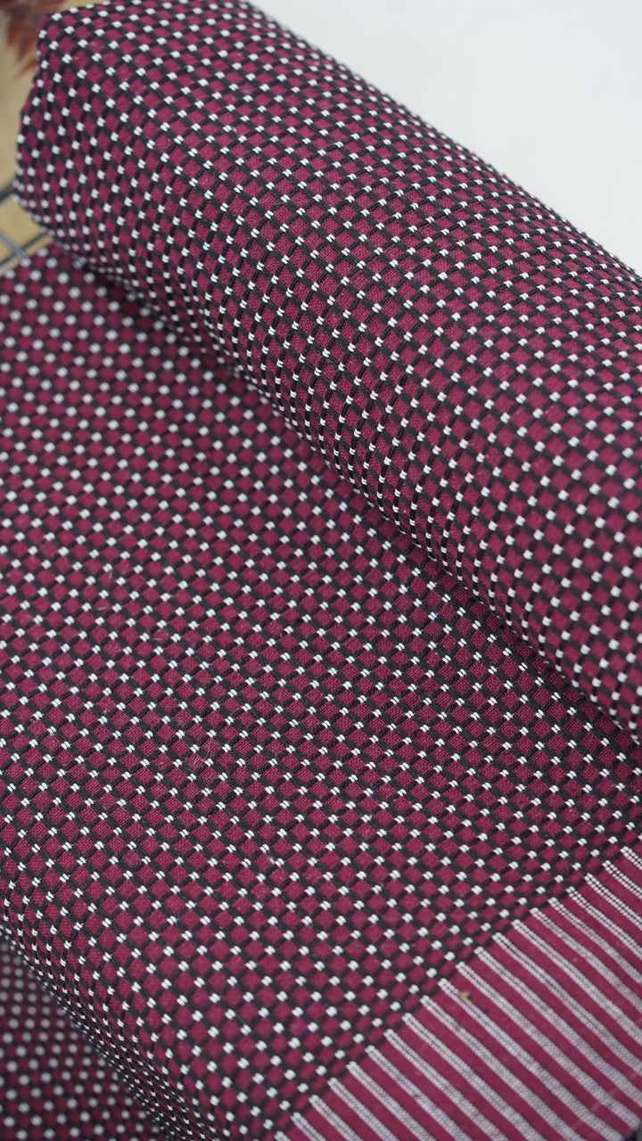 Viking Chennimalai Bedsheet - maroon