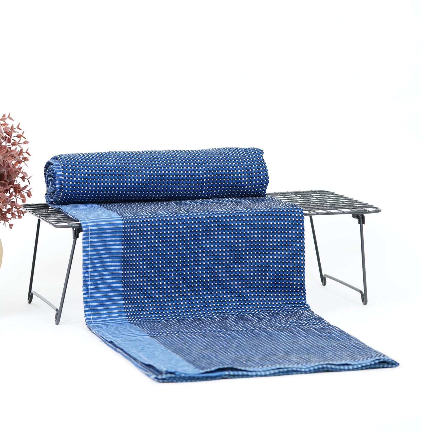 Viking Chennimalai Bedsheet - blue