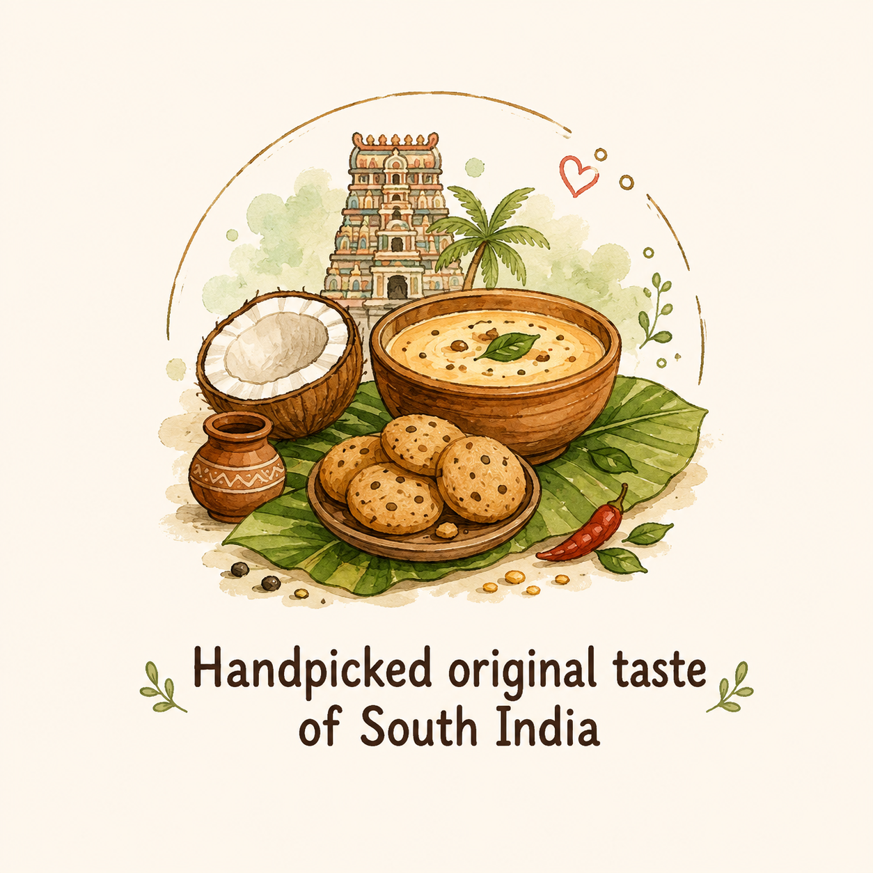Handpicked original taste of South India