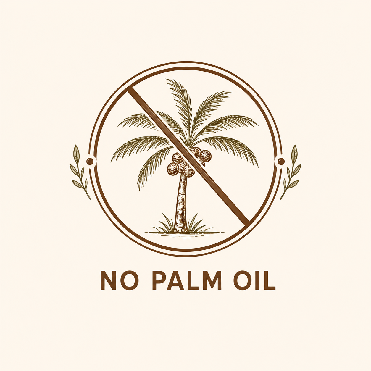 No palm oil